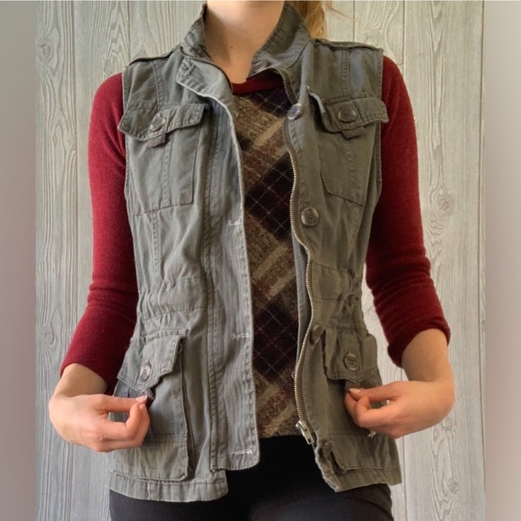 Gray utility jacket - Picture 3 of 8